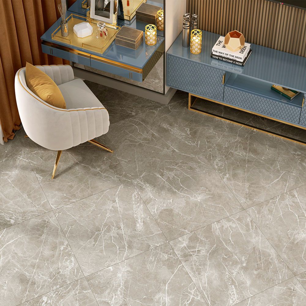 Керамогранит Alma Ceramica Imperiale Marble GFU04IMP04R 60х60 см бежевый 1,44/1,8 м2