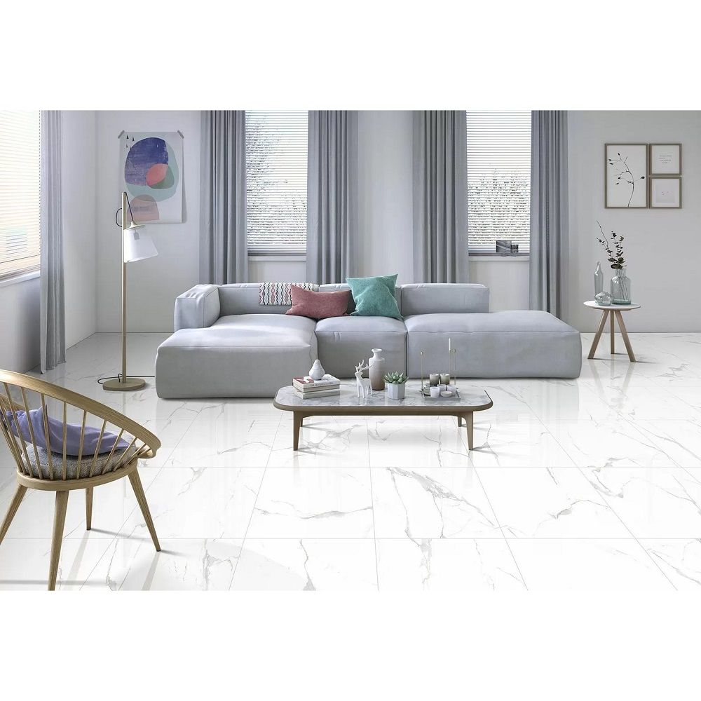 Керамогранит Laparet Statuario SG168400N 40,2х40,2 см белый 1,62 м2