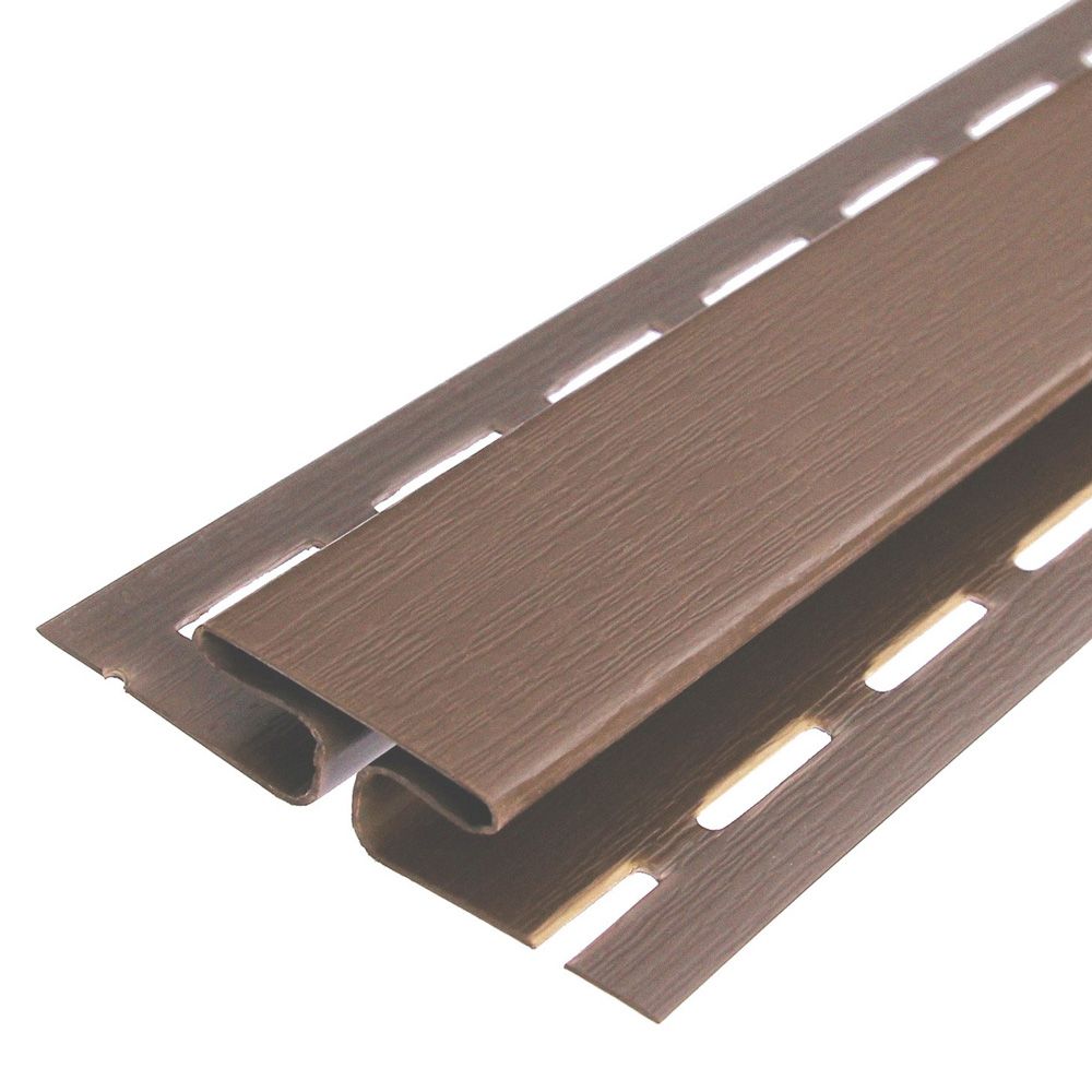 H-профиль соединительный двухслойный GL 3000 мм темно-бежевый