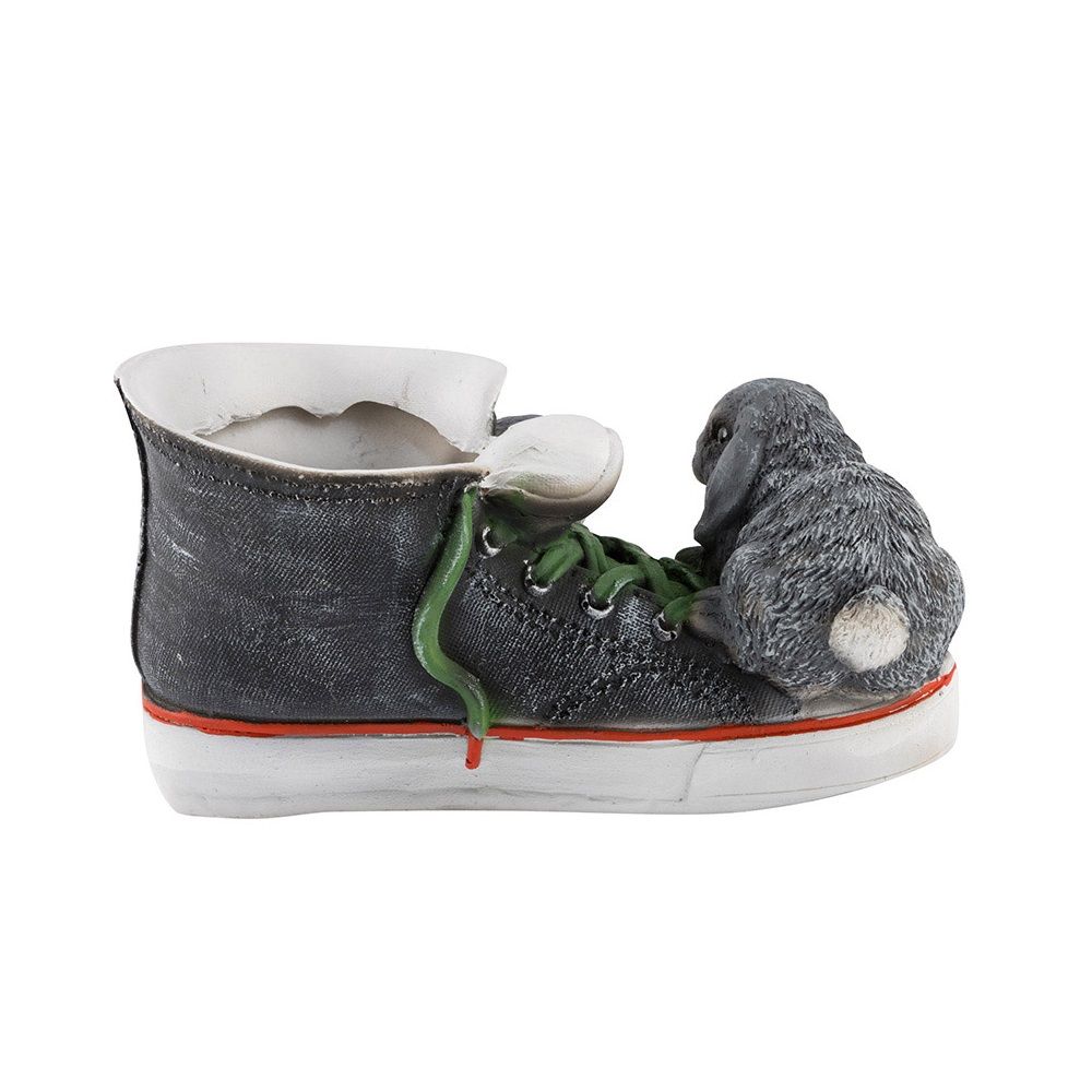 Фигура-кашпо садовая Кед с зайцами h14 см 169445