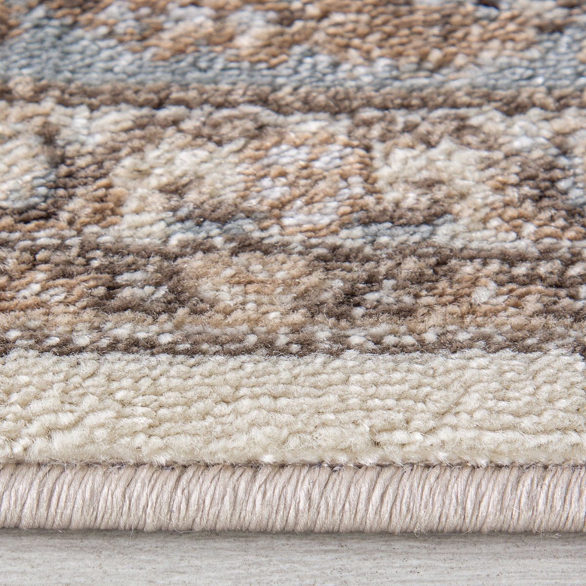 Ковер Valencia Deluxe Merinos F014 0,8х1,5 м кремово-голубой