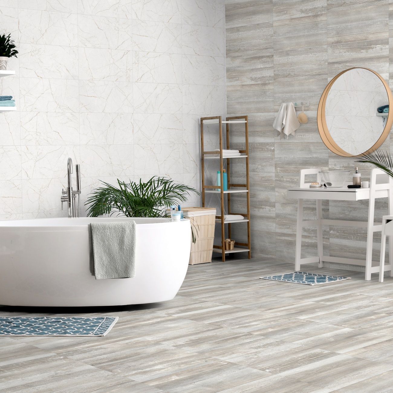 Керамогранит Global Tile Antares_GT GT226VG 30x60 см белый 1,62 м2