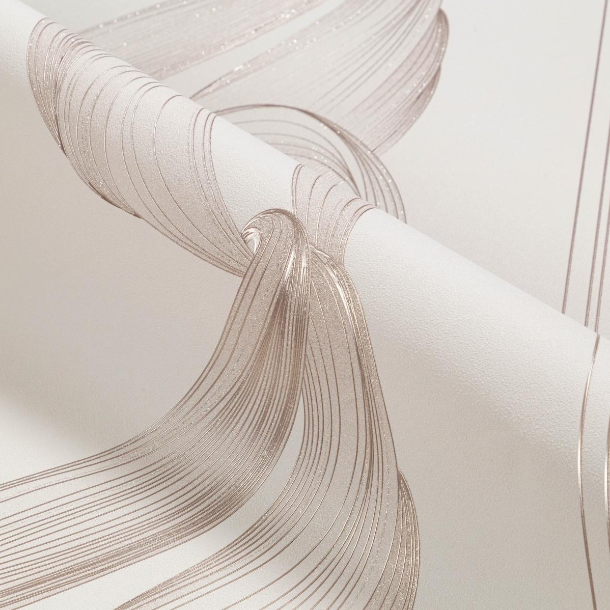 Обои Палитра Гламур 72615-12SL бежевые абстракция 1,06х10,05 м