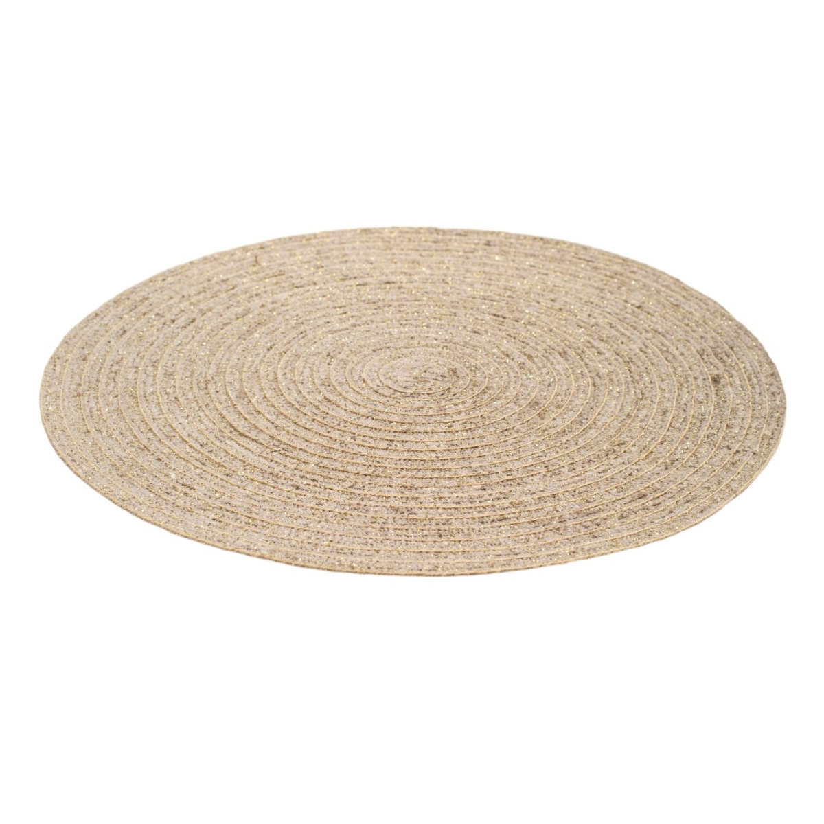 Салфетка сервировочная Softglow d38 см бежевая