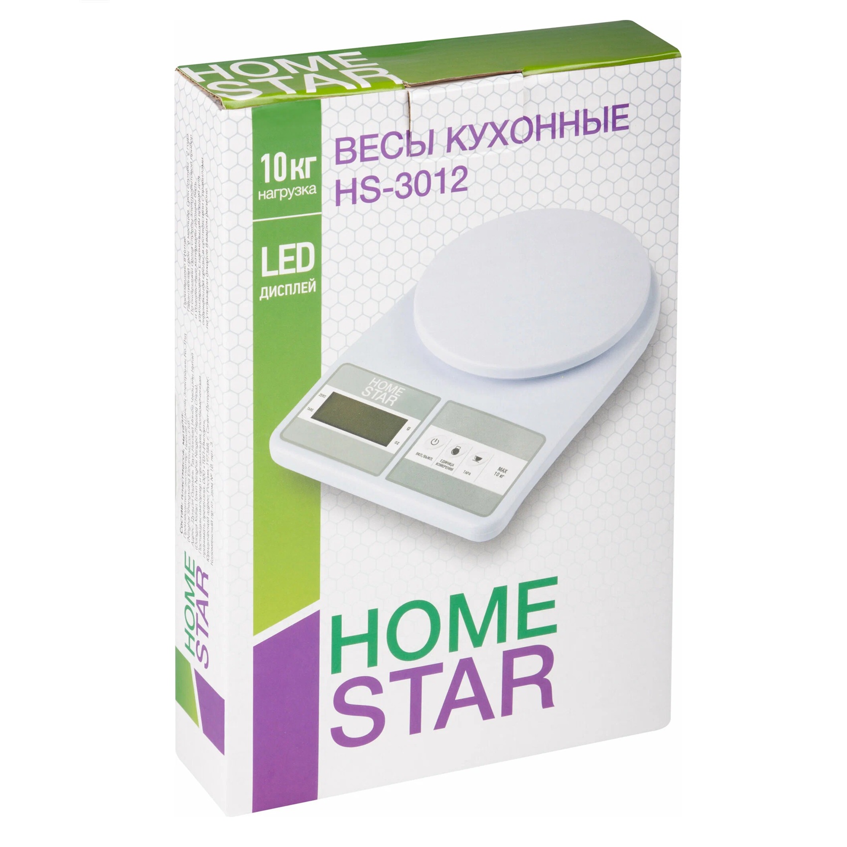 Весы кухонные электронные HomeStar HS-3012 до 10 кг