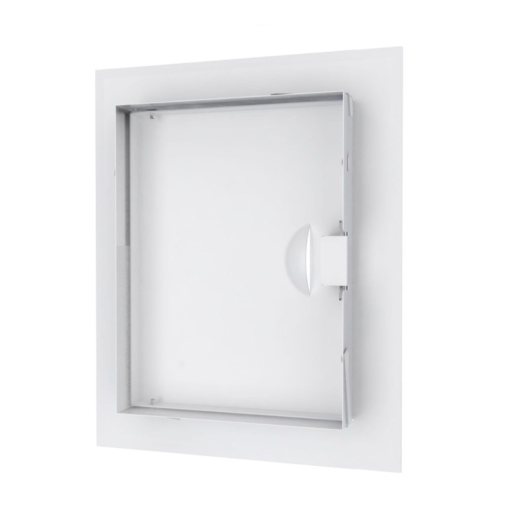 Люк-дверца ревизионная 460х460 с фланцем 400х400 с ручкой стальная с покрытием пол.эм.,ЛТ4040М