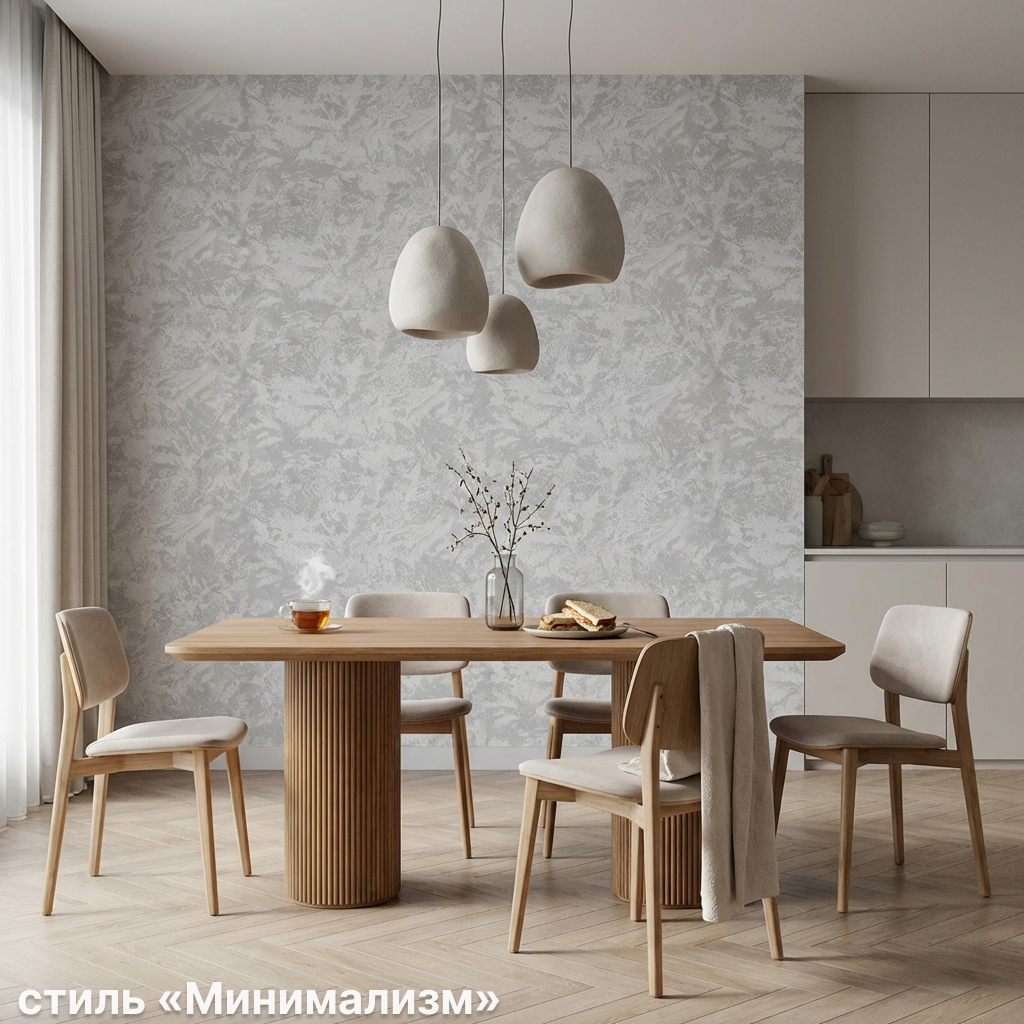 Обои Green Walls Фернандо С50 5056 06 темные серые штукатурка 1,06х10,05 м