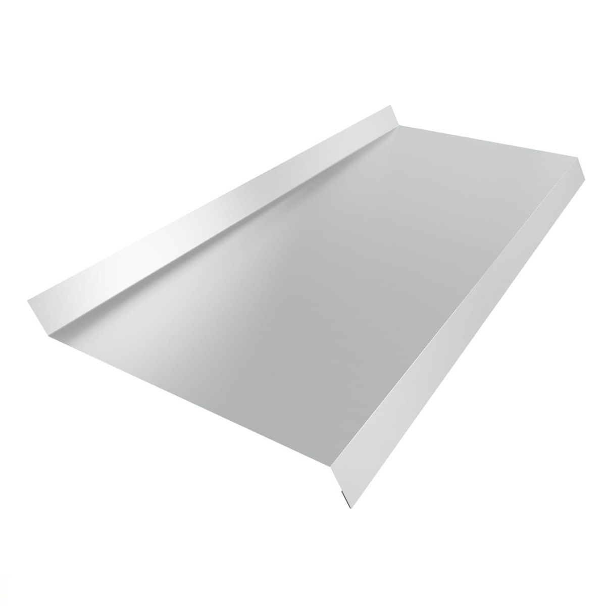 ОТЛИВ оцинк.с покрытием белый 1,55 м  х 0,17 м