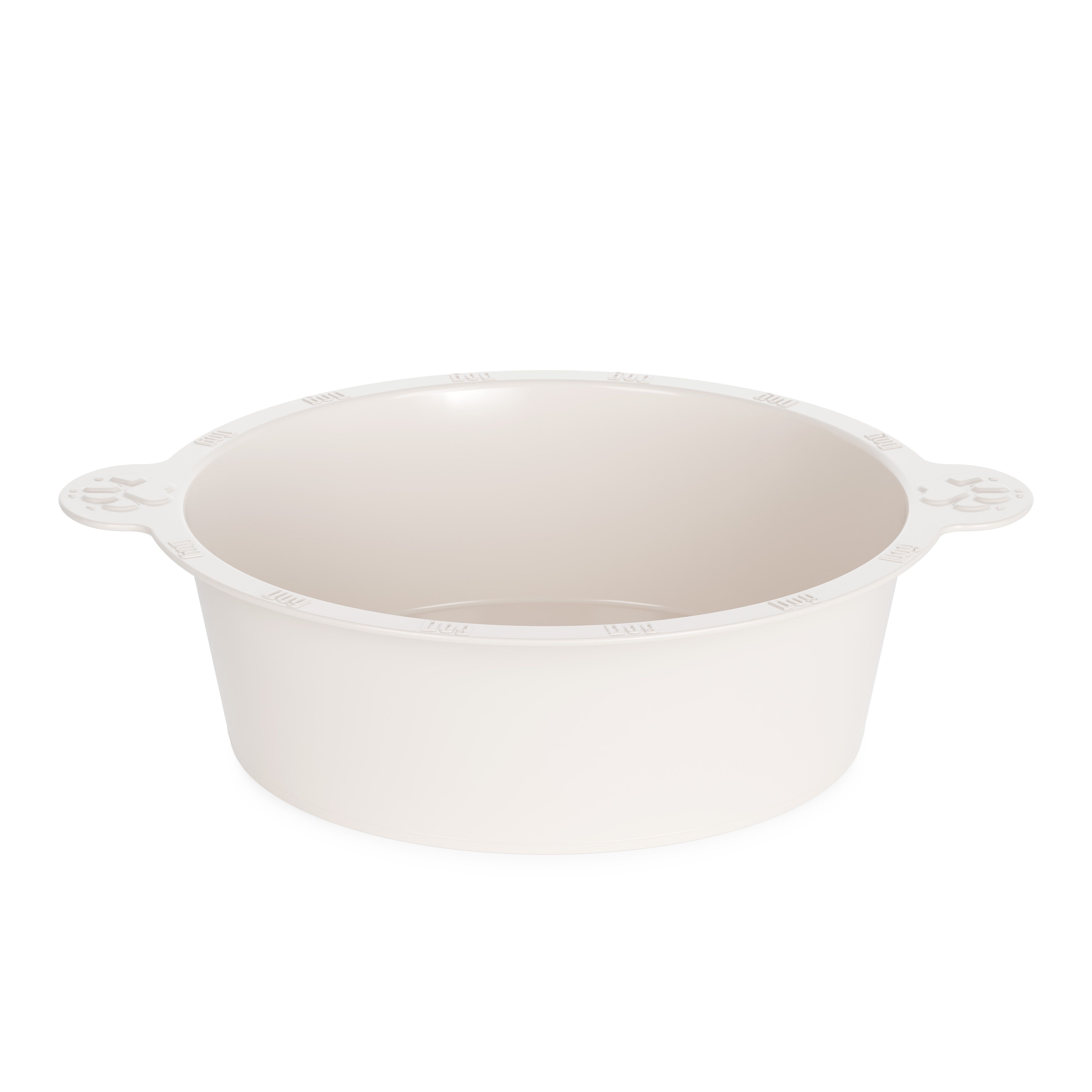 Миска для собак круглая Alta 3 л бежевая