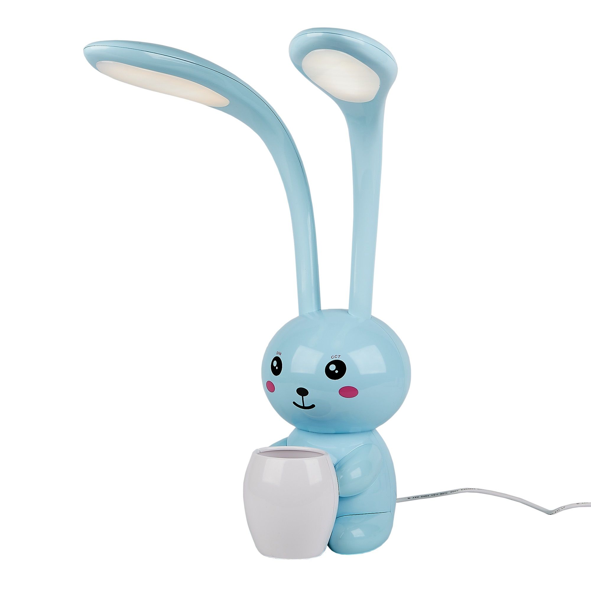Лампа настольная LED Uniel Заяц ULM-D160 12Вт 3000-6000K синий