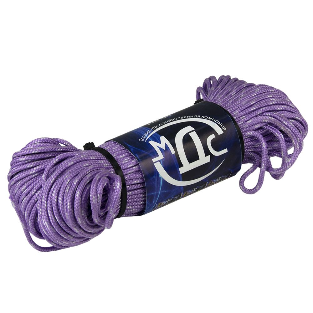 Шнур полипропиленовый плетеный 16-прядный 3 мм 50 м