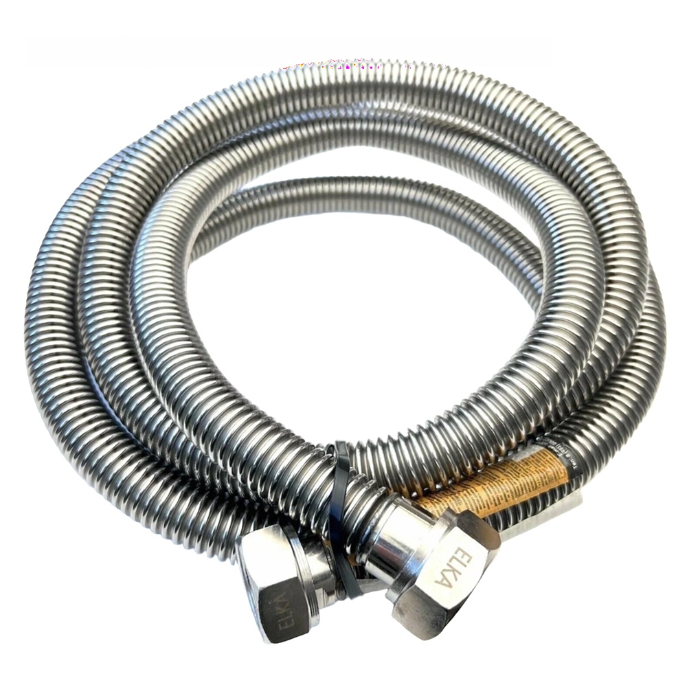 Подводка для газа сильфонная 1/2" 4 м ВР/ВР Elka