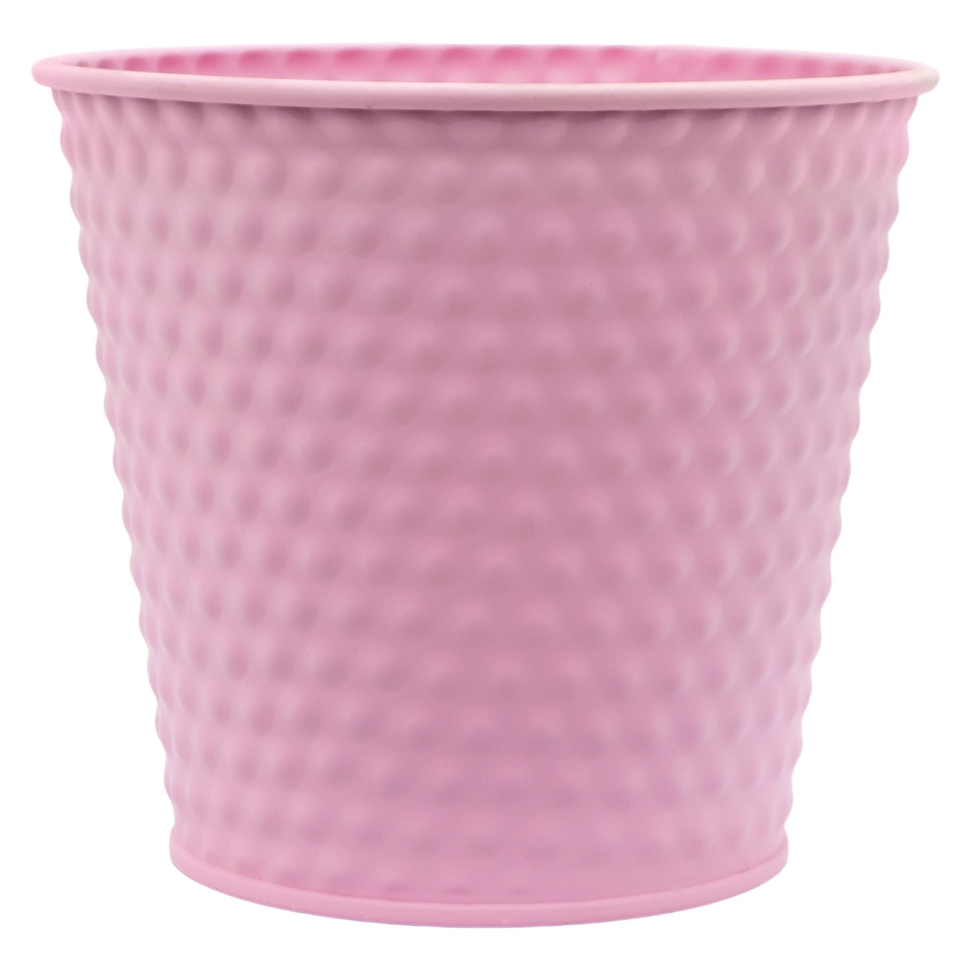 Кашпо металлическое 14х10х12.7см розовое арт.19034-0250 Код260875