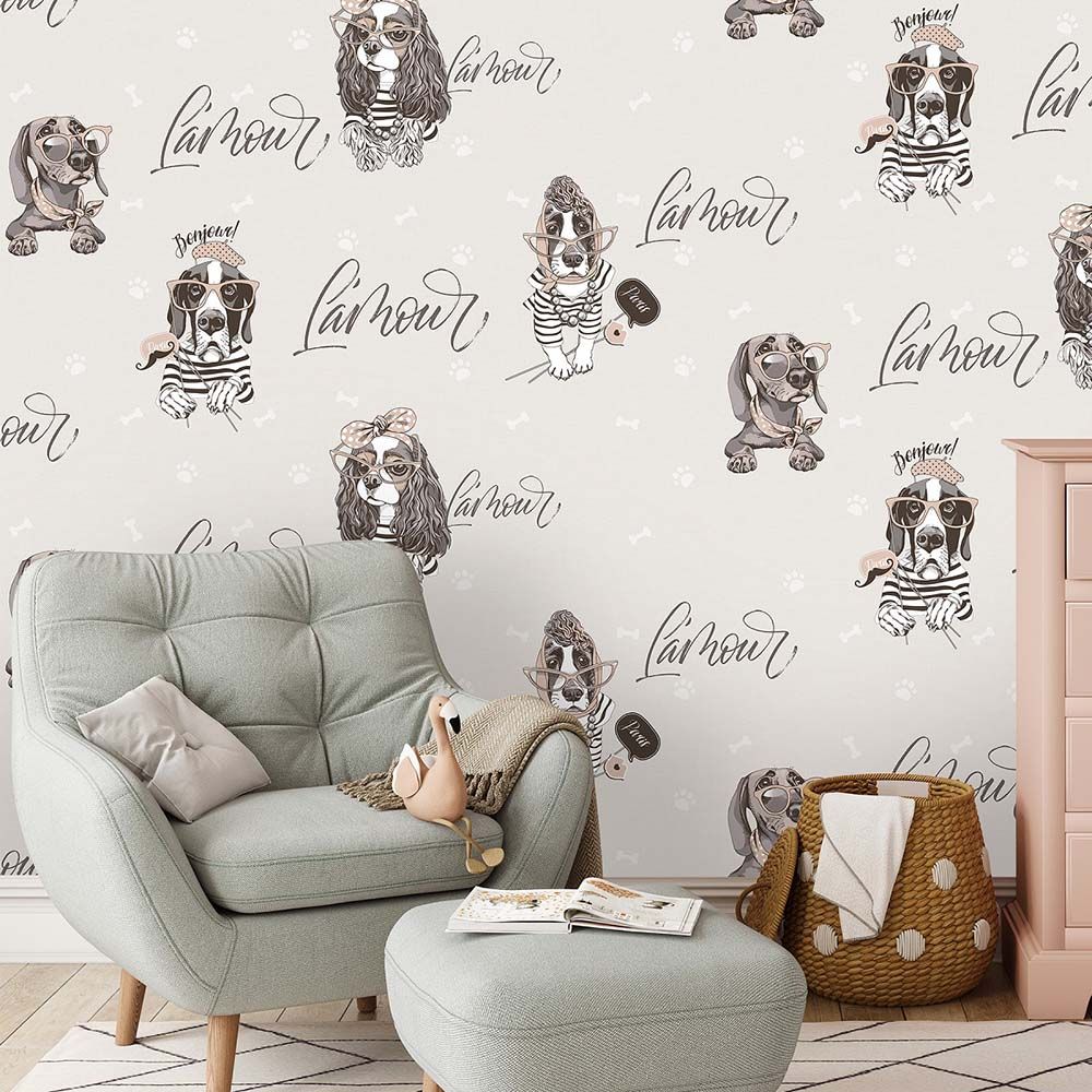 Обои 286072 Victoria Stenova 1,06х10 м Friend бежевый