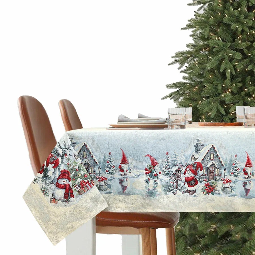 Скатерть декоративная гобелен Гномы 140х180 см 2518984