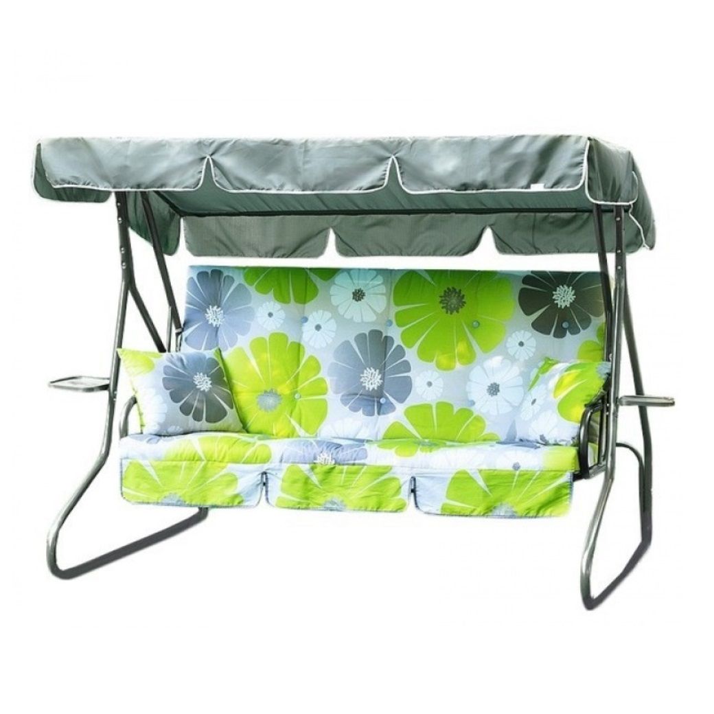 Качели садовые Люкс-3 с907/1104 2115х1543х1600 мм до 280 кг