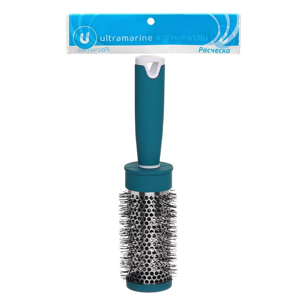 Расческа массажная брашинг Bella's Beauty room d4 см темно-бирюзовая
