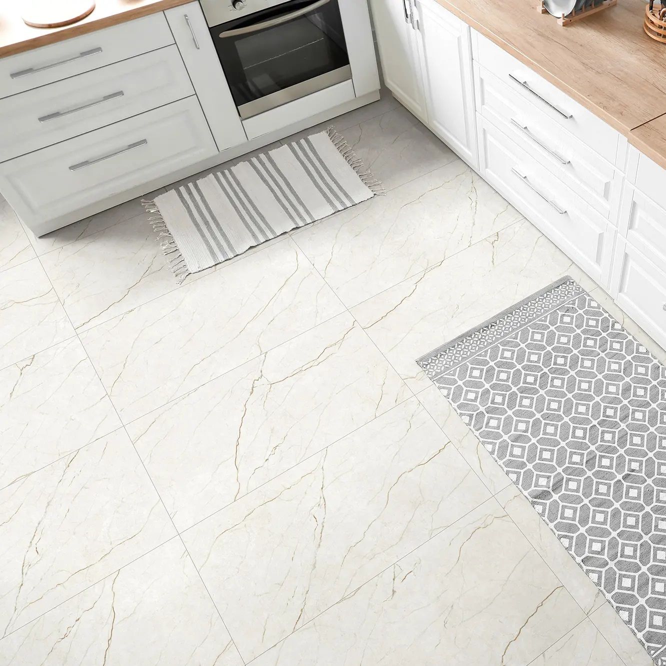 Керамогранит Global Tile Ariana GT408015007MSR11 40х80 см светло-бежевый 1,6 м2
