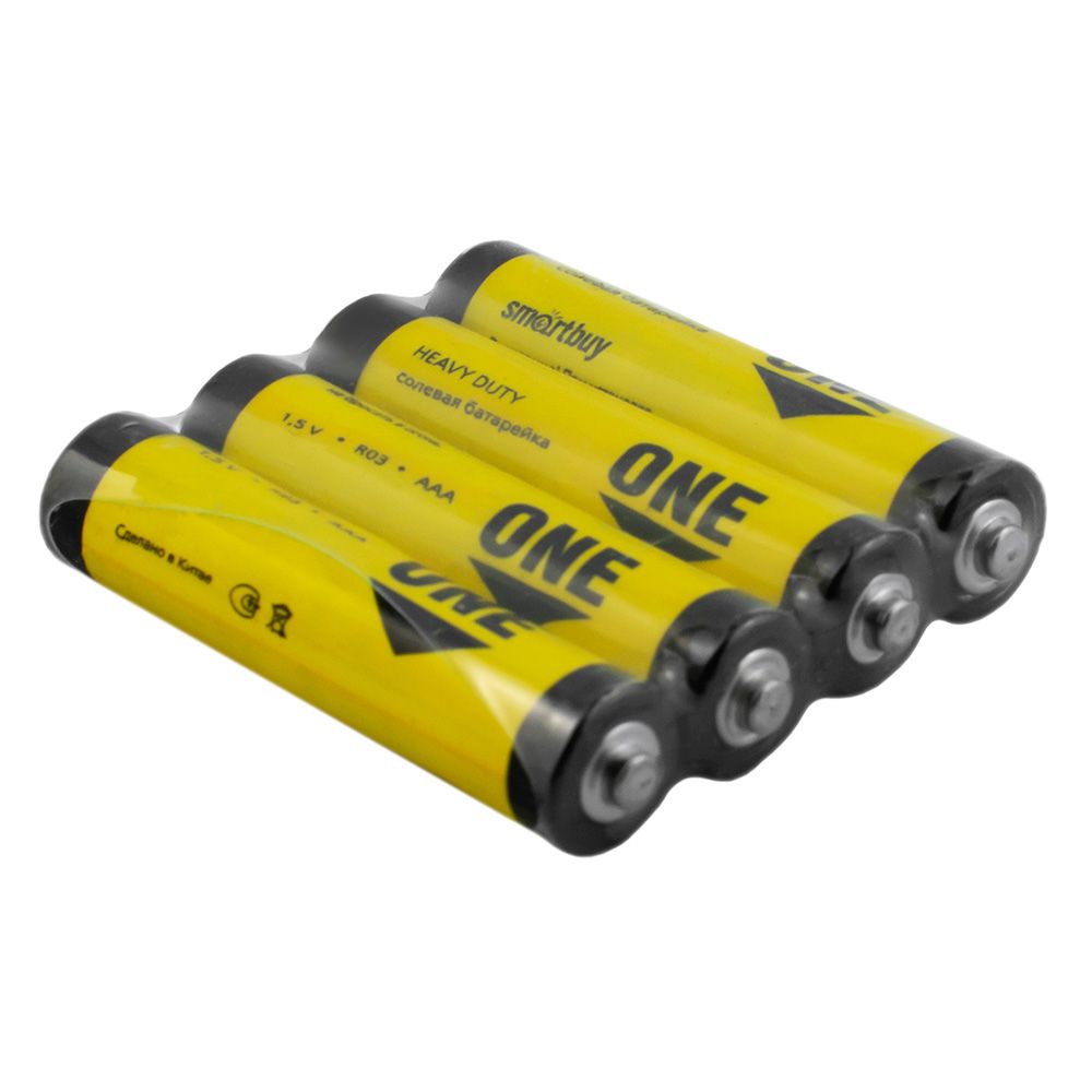 Батарейка солевая Smartbuy One ААА/R03/286 4 шт