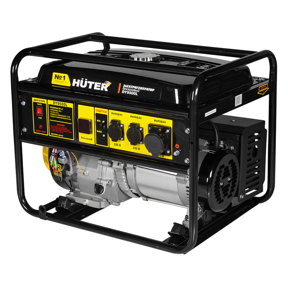 Генератор бензиновый Huter DY9500L 7,5кВт
