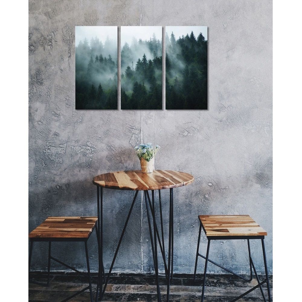 Модульная картина D-717 (65*95) Туманные верхушки