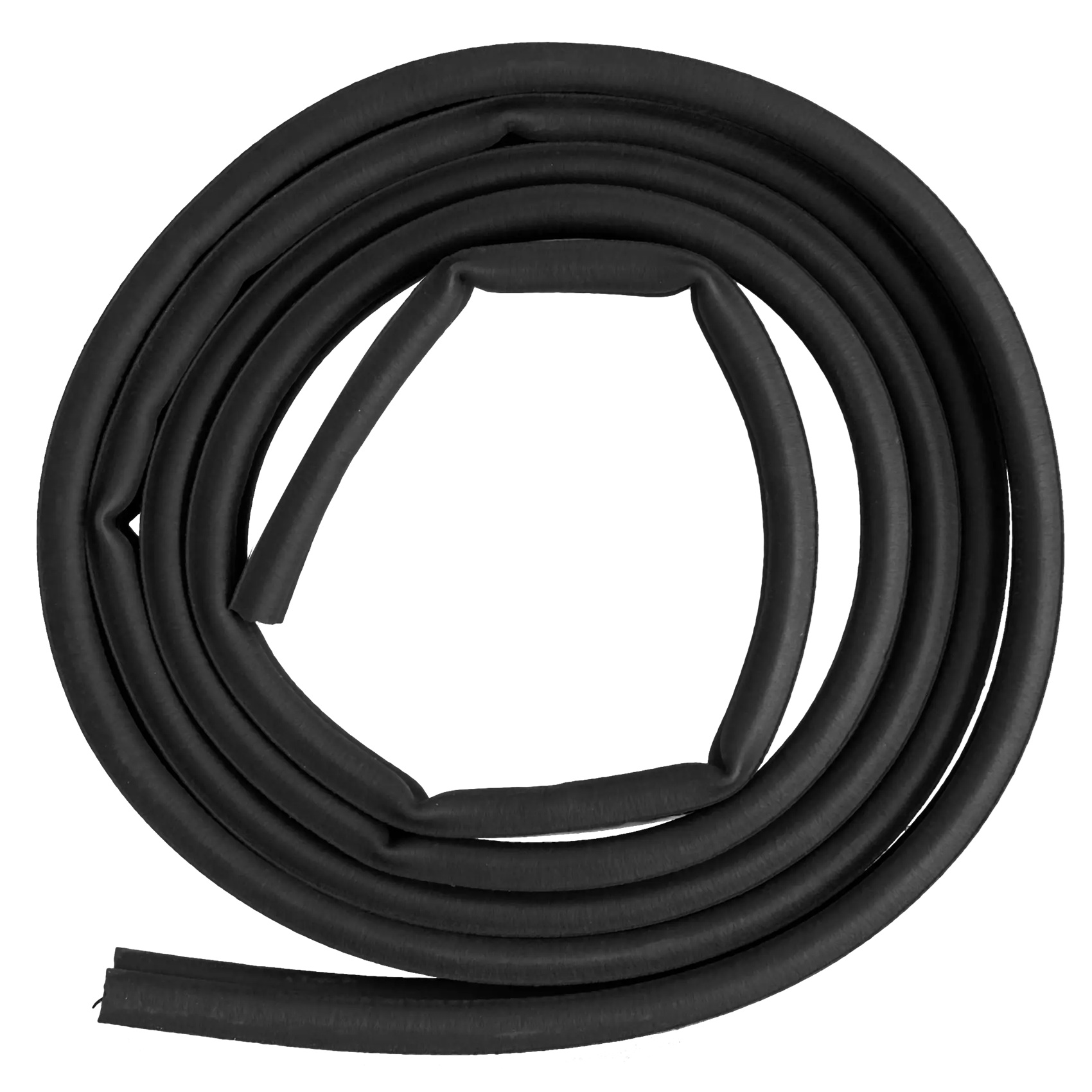 Уплотнитель для окон и дверей D-профиль Sila 14x12 мм 6 м черный