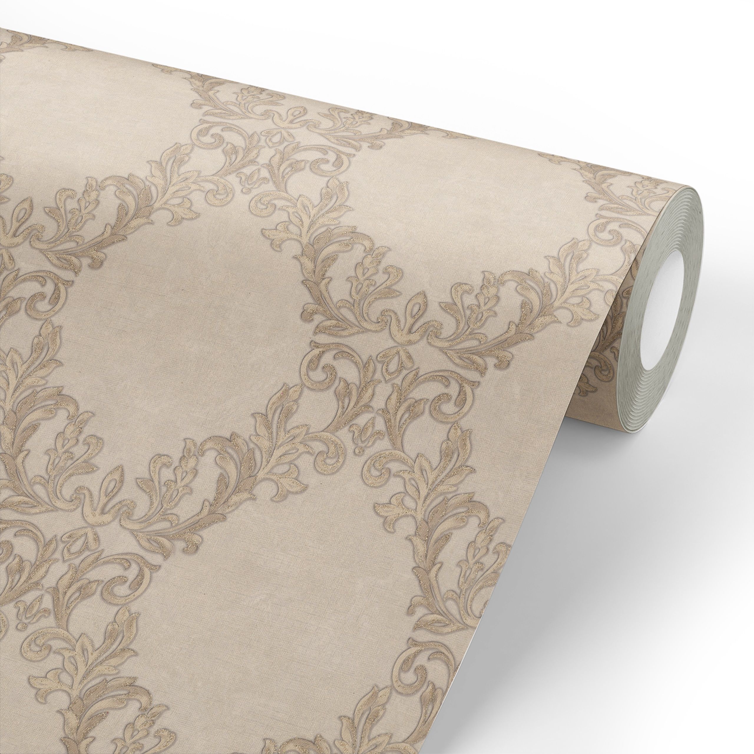 Обои Ornamy Palazzo 8088-06 золотые вензель 1,06х10,05 м