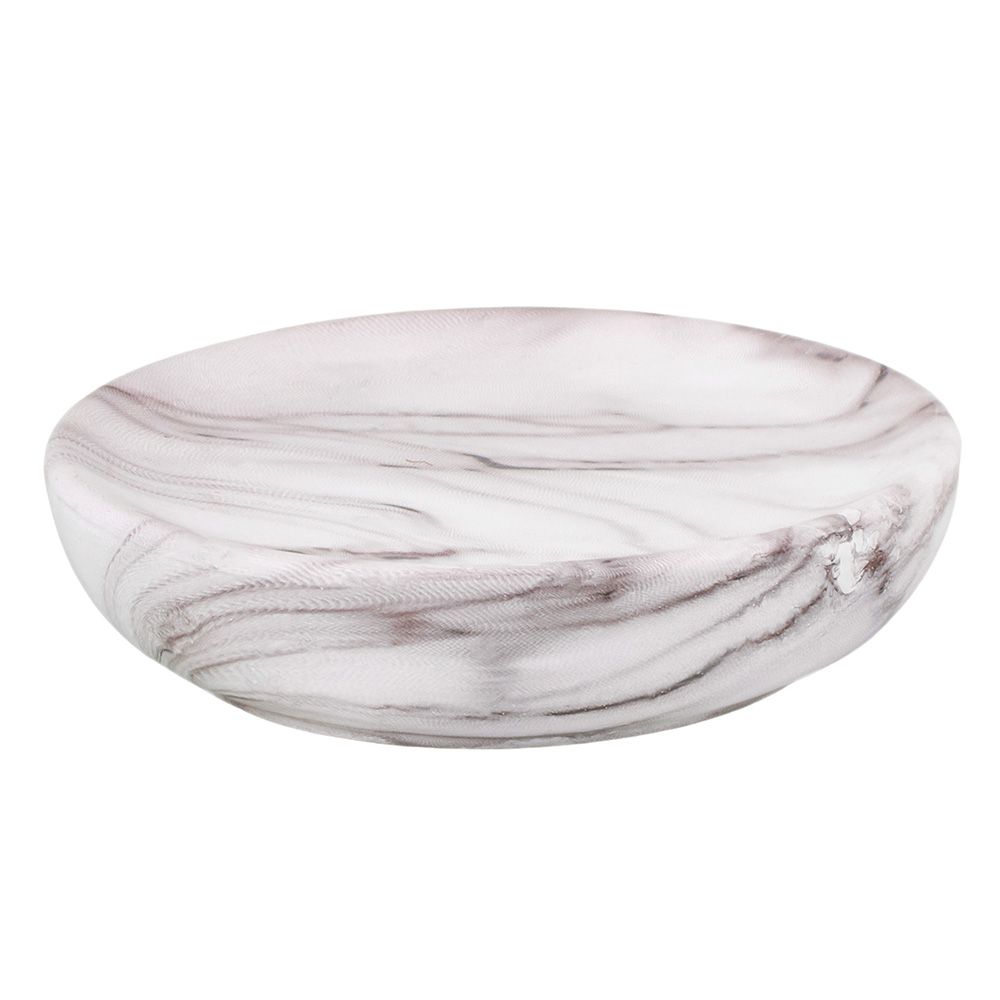 Мыльница Белый мрамор