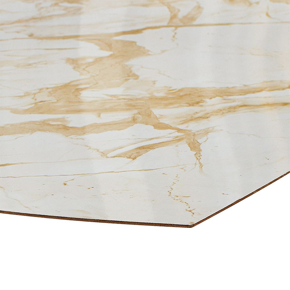 Панель МДФ влагостойкая Стильный дом Мрамор Каррара бежевый 2440х1220 мм