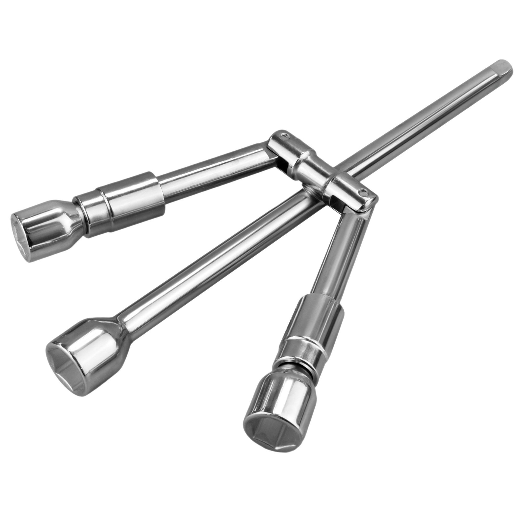 Ключ баллонный крестовой складной 17х19х21х1/2