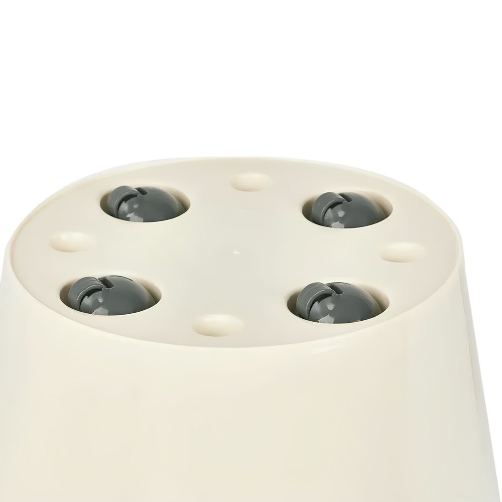 Горшок цветочный London на колесах сливочный 33 см 16 л