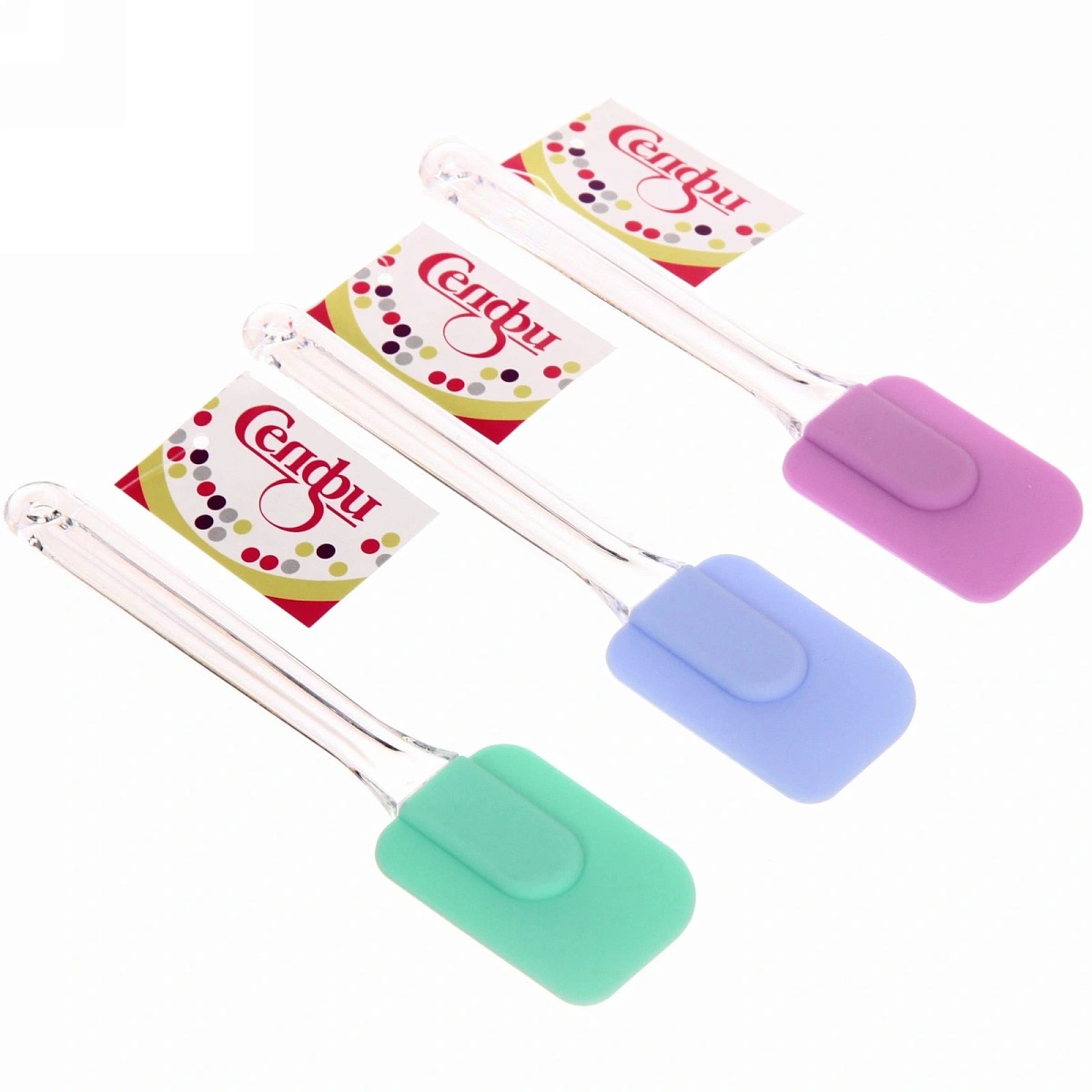 Лопатка кулинарная силиконовая Macarons 18,5х4,5 см 339-536