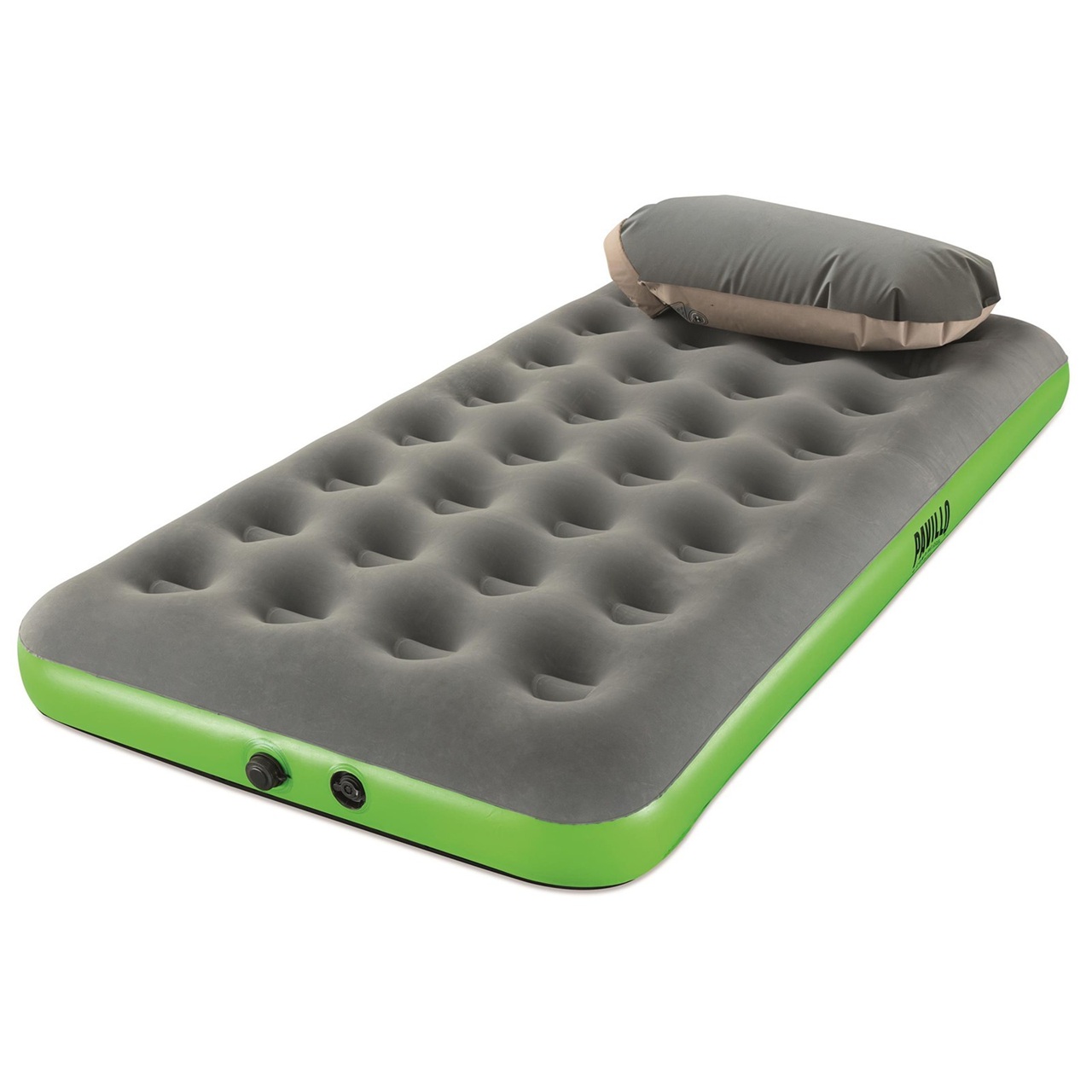 Матрас надувной 99х188х22 см до 150 кг Bestway Pavillo Roll&Relax (Twin) 67619 насос