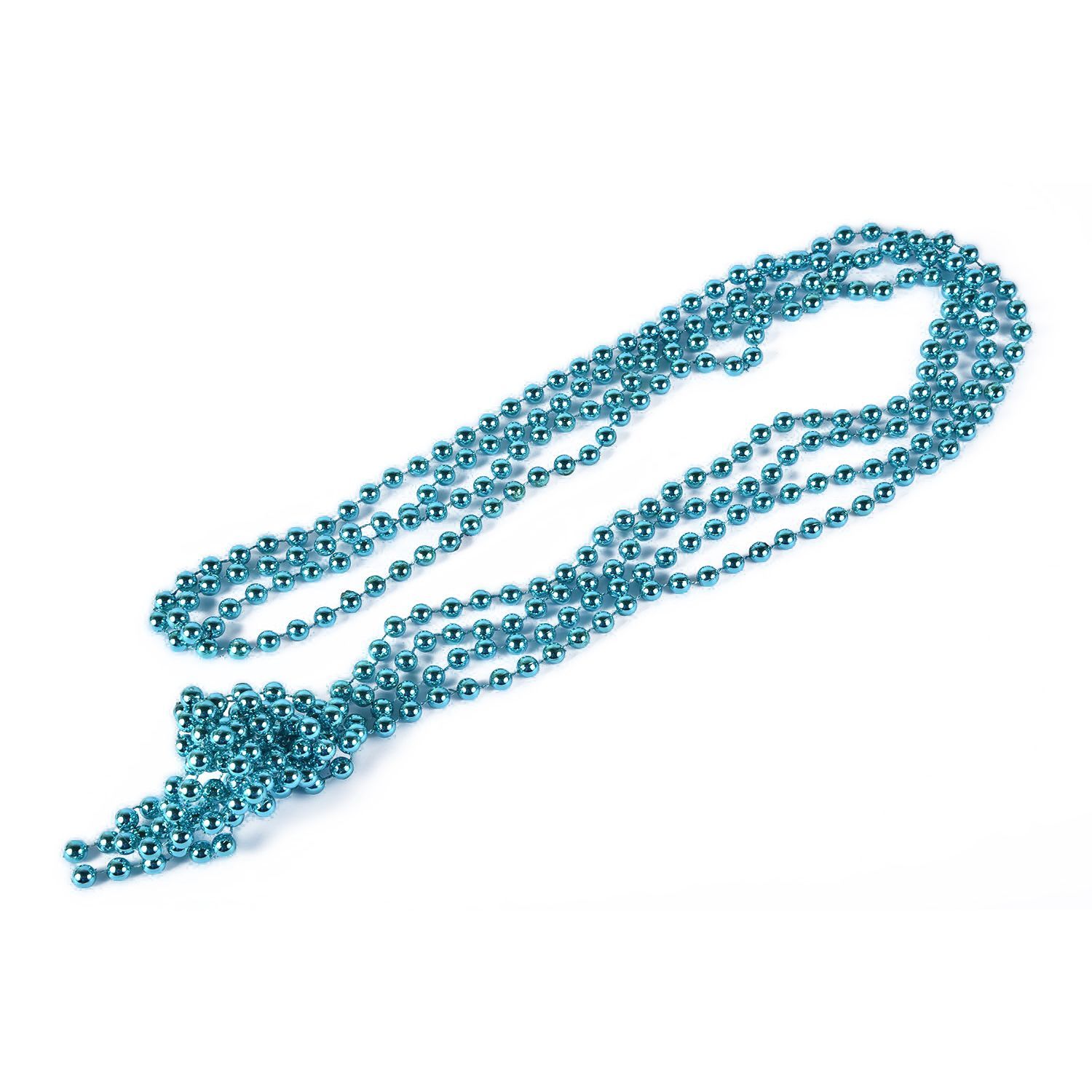 Бусы на елку 4 м Моя Елочка d8 мм бирюза KRMA8097-1