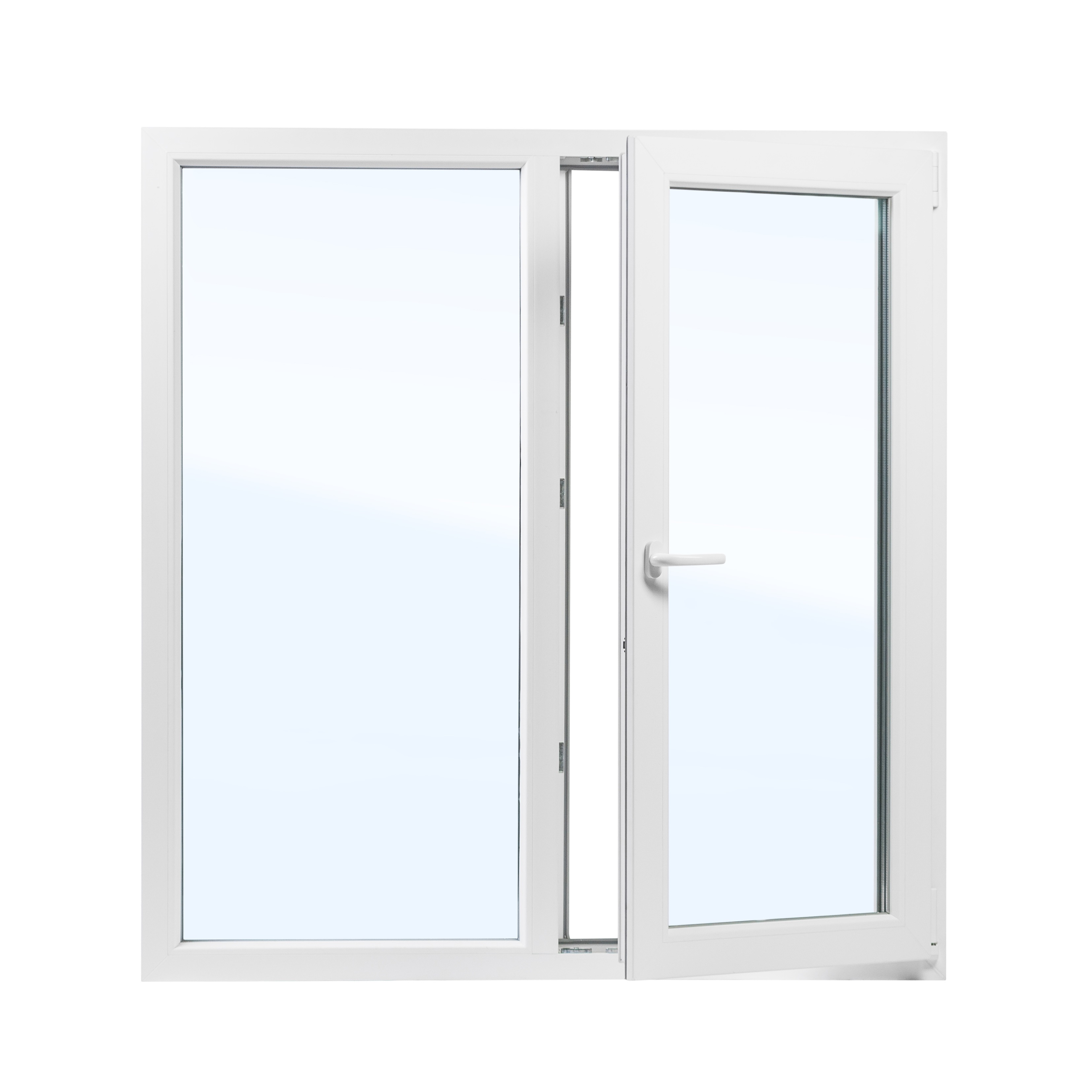 Окно ПВХ 1300х1400 мм 32 мм поворотно-откидное правое 2 камеры