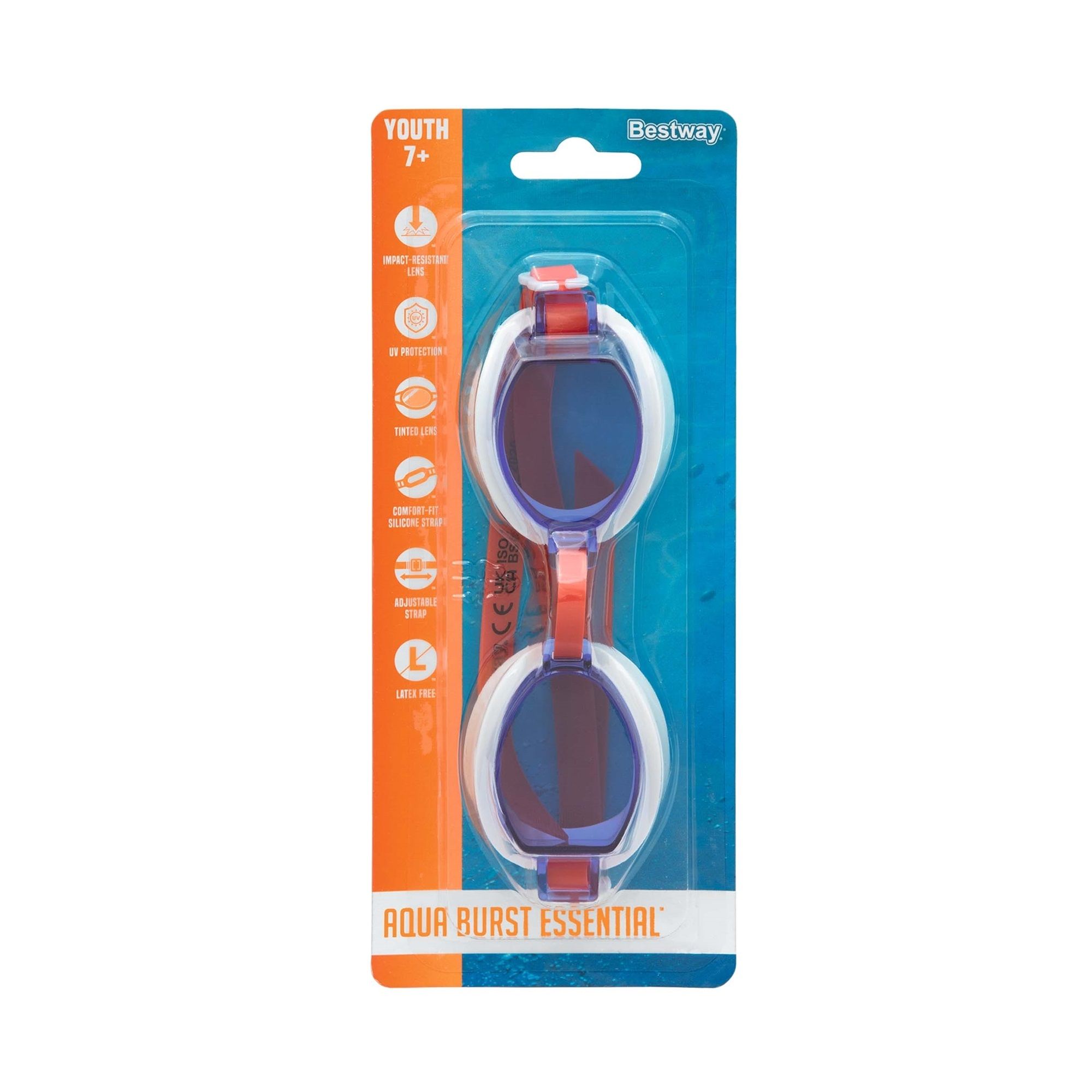 Очки для плавания от 7 лет Bestway Ocean Wave 21048