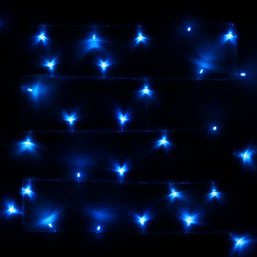 Гирлянда для дома 2,5 м 24 ламп LED 8 реж, прозр. пров, IP20, синий