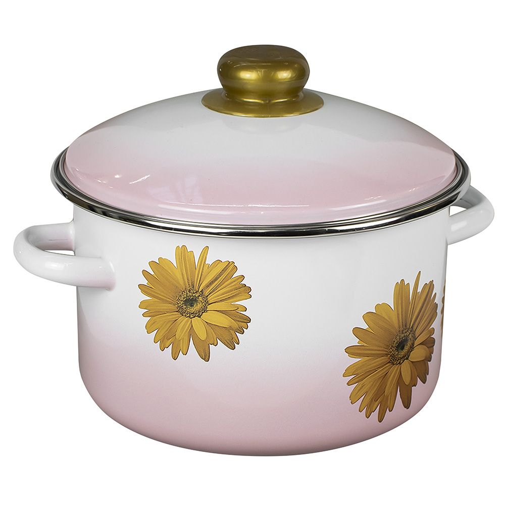 Набор посуды эмалированной Герберы 2-3004/6