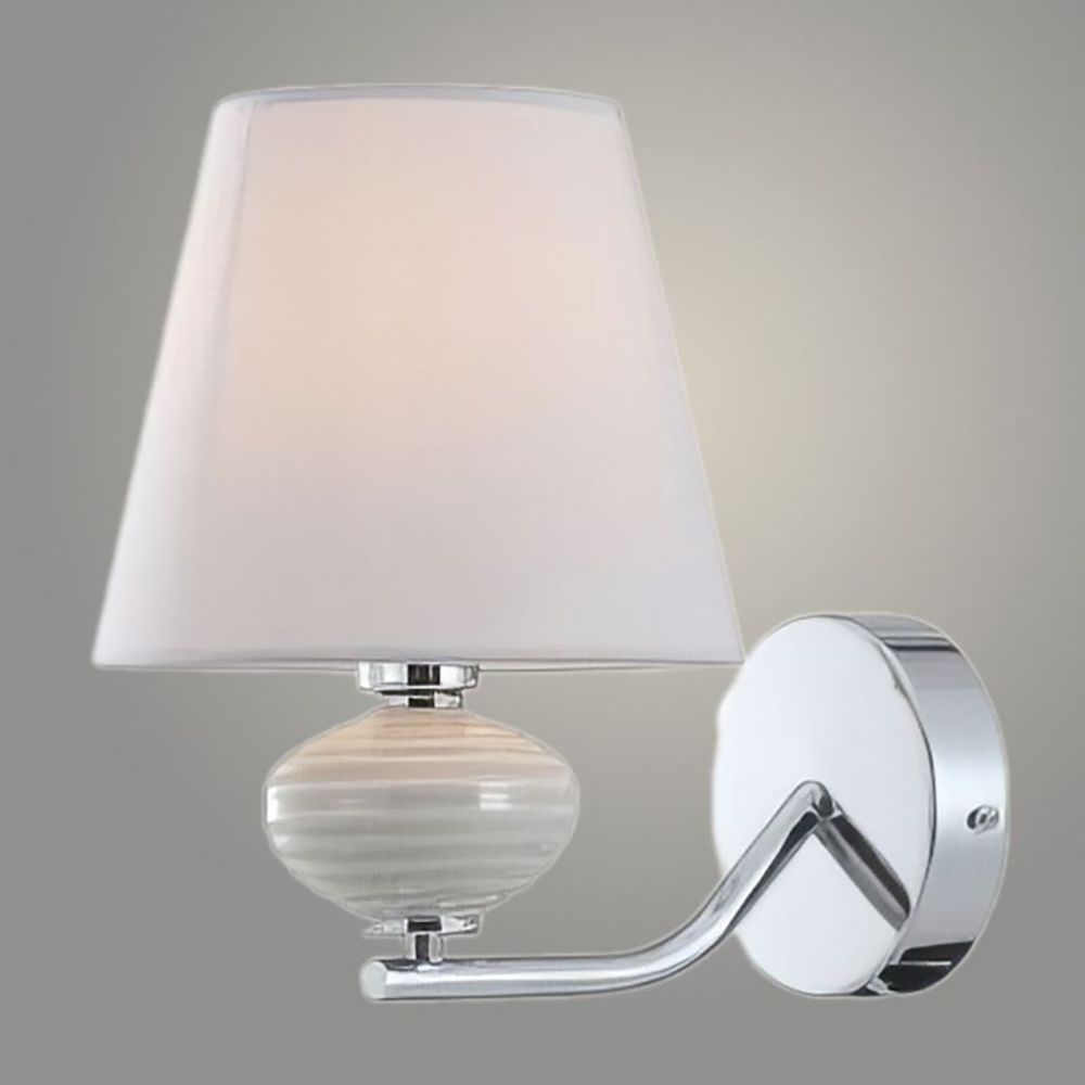 Светильник настенный 15698/1W CR 1х40Вт Е14 h23 см хром