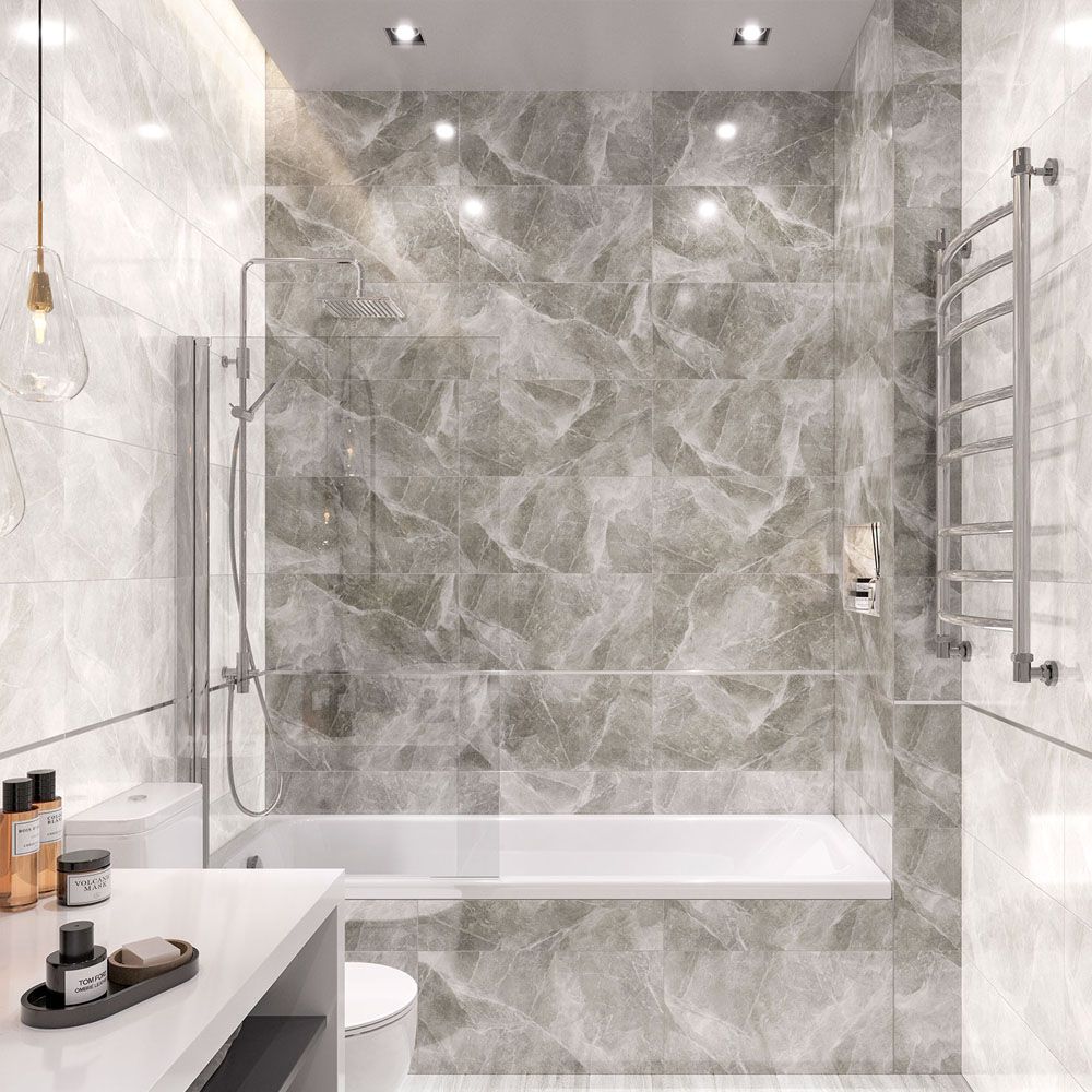 Плитка настенная Global Tile Futuris GT199VG 30x60 см светло-серая 1,62 м2