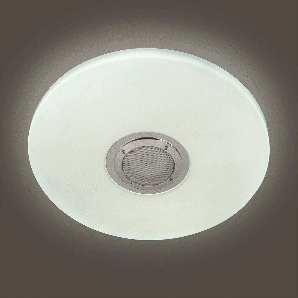 Светильник LED General Simplico Sound GSMCL-Smart83 72 Вт 3000-6500К 400х60 мм с пультом ДУ, муз колонка