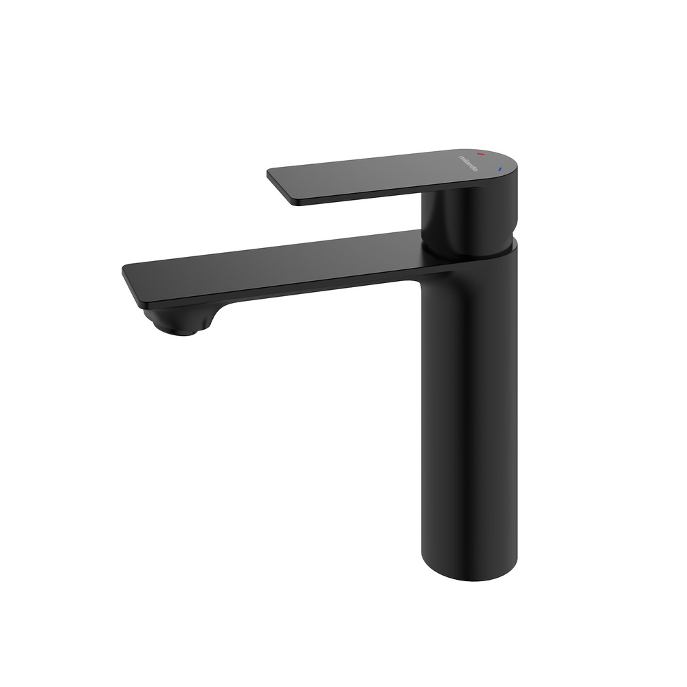 Смеситель для раковины Milardo Maze MAZBL00M01 однорычажный черный матовый