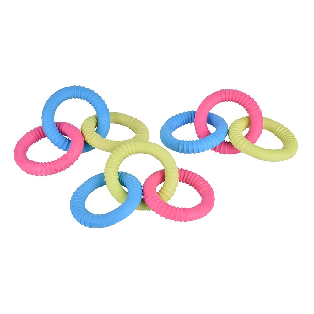 Игрушка для собак Nunbell из трех колец 7 см 267365