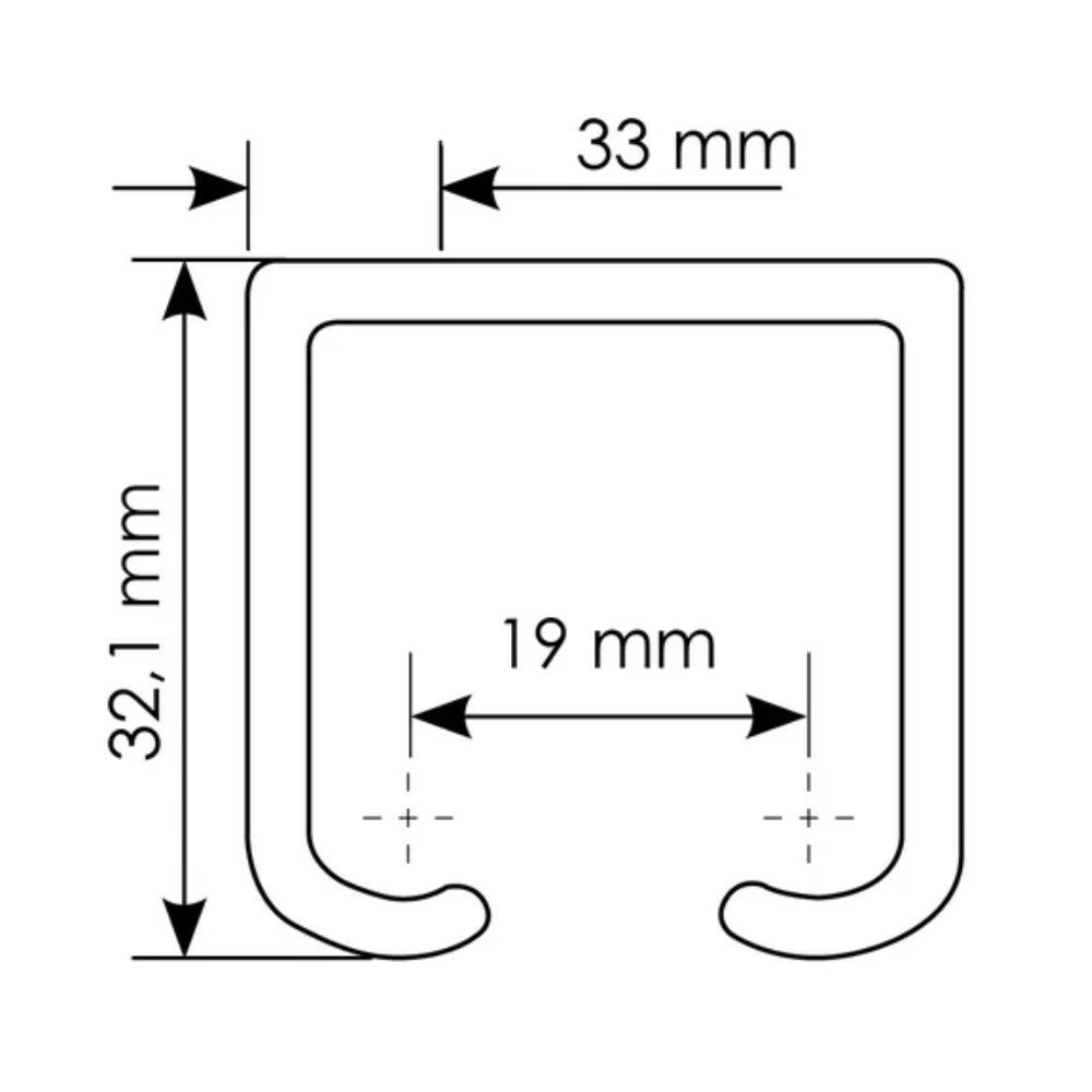 Направляющая 3м TRACK 3M,