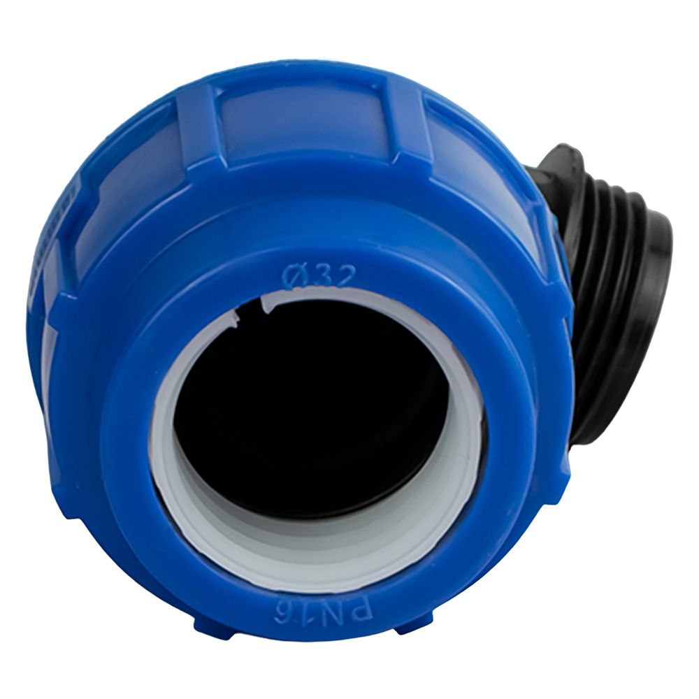 Отвод ПЭ 32 мм х 1" НР