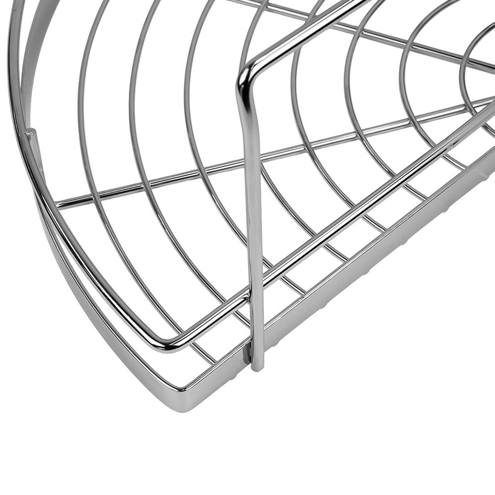 Полка угловая малая хром