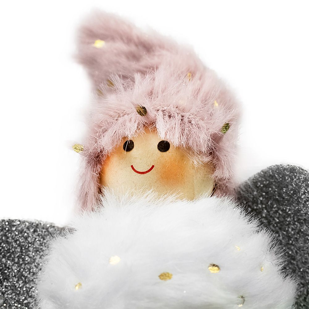 Украшение новогоднее Ангел h10 см 10922-4124