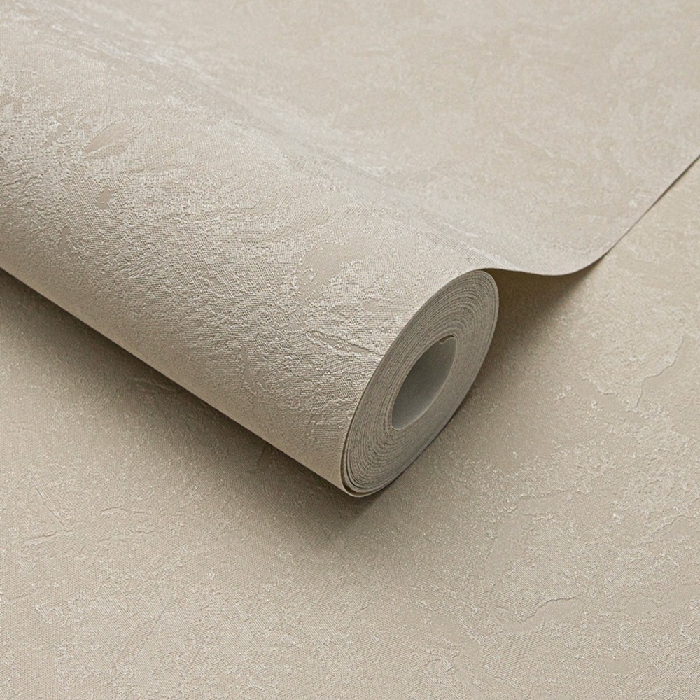 Обои AnturAGe Aurora AN9146-15 бежевые штукатурка 1,06х10,05 м