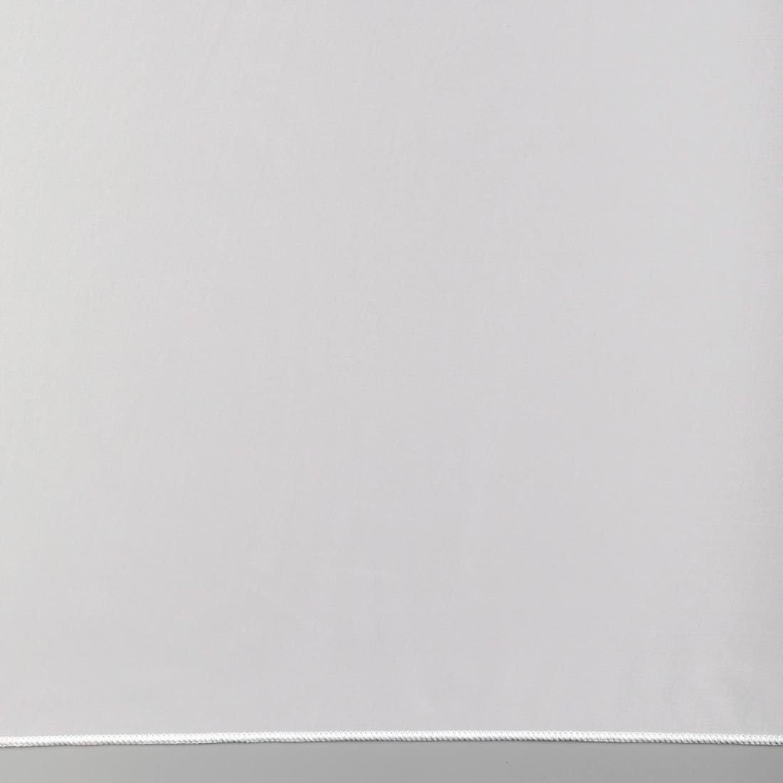 Тюль Вуаль шёлк белый с утяжелителем  высота 300 см (VL033 №1)