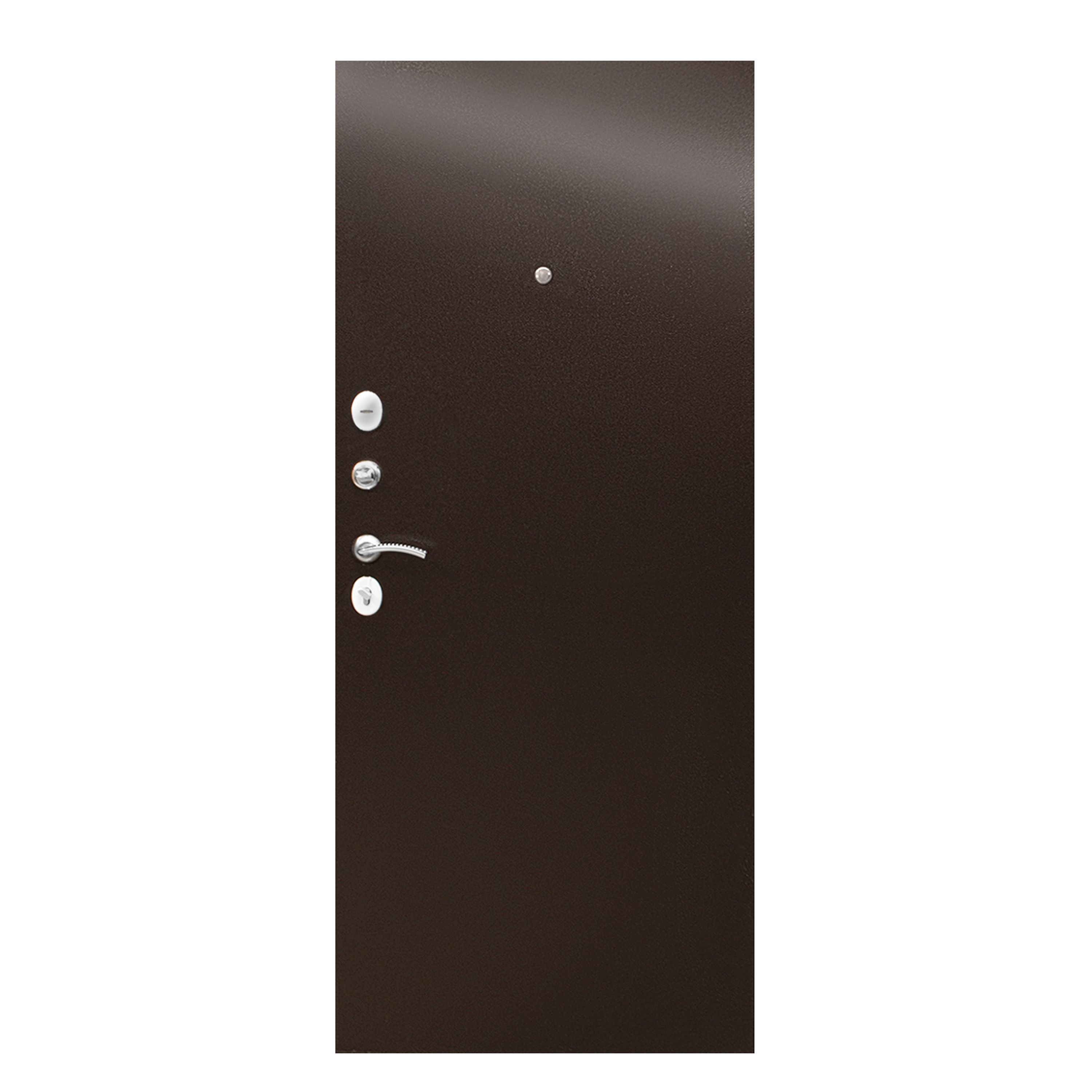 Дверь металл Титан антик медь металл-металл 860х2050 мм L